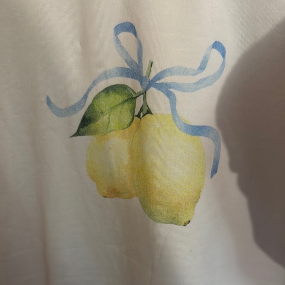 White Graphic Tee and Striped Shorts Set - Picture 7 of 8